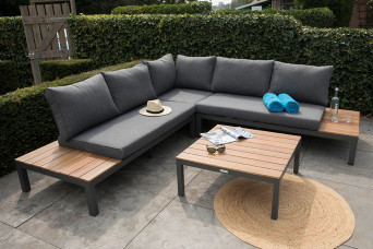  Exotan | Loungeset La Vida | Alu met Teak 702472-31